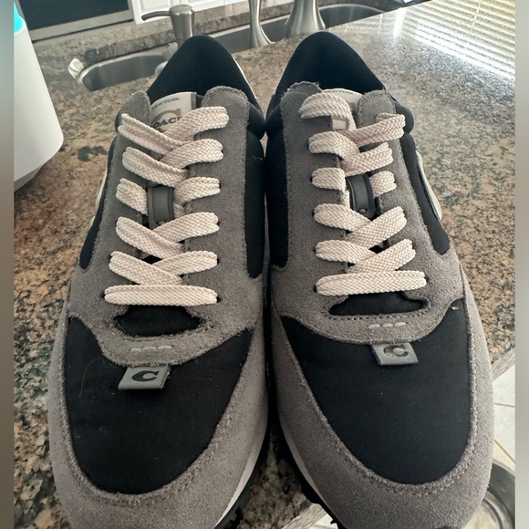 New Coach sneakers. Worn once. - Picture 1 of 2